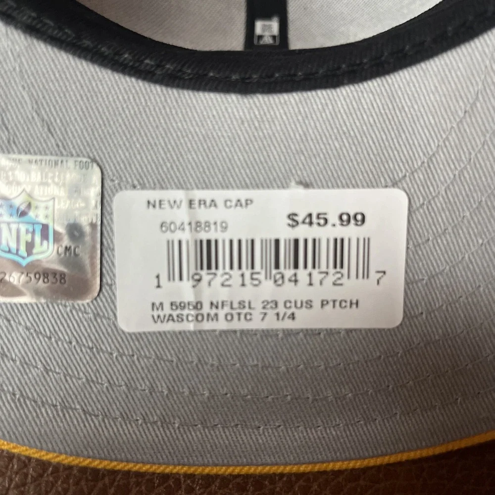 Washington Commanders New Era 59fifty Fitted Hat Men's Size 7‎ 1/4 NWT